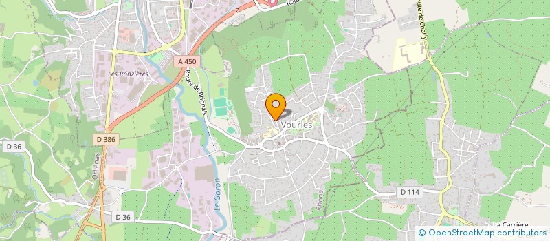 localisation de l'entreprise MADAME LUDIVINE LALARDIT  VOURLES