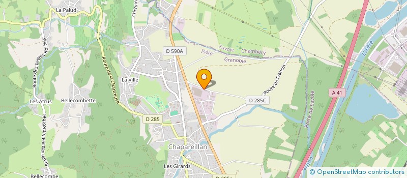 localisation de l'entreprise MADAME LUDIVINE LAMBERT  CHAPAREILLAN