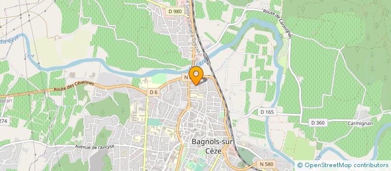 localisation de l'entreprise MADAME LUDIVINE LAMORLETTE  BAGNOLS-SUR-CEZE