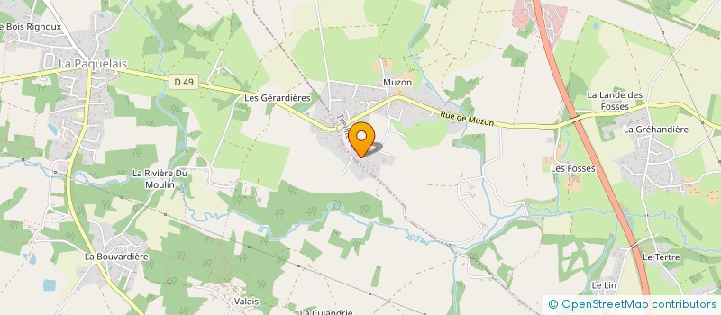 localisation de l'entreprise MADAME LUDIVINE LE PALLEC  TREILLIERES