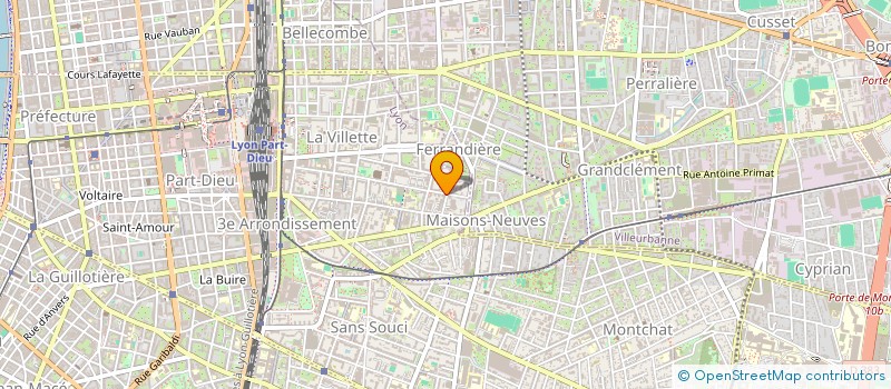 localisation de l'entreprise MADAME LUDIVINE LEBOSSE  LYON