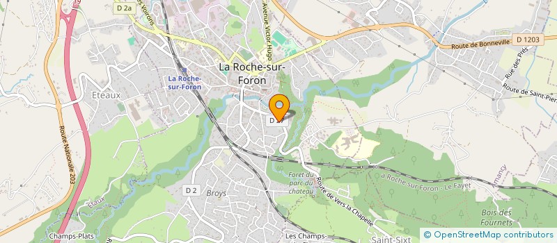 localisation de l'entreprise MADAME LUDIVINE LECOURT  LA ROCHE-SUR-FORON