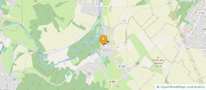 localisation de l'entreprise MADAME LUDIVINE LEFAUCONNIER  AUX MARAIS