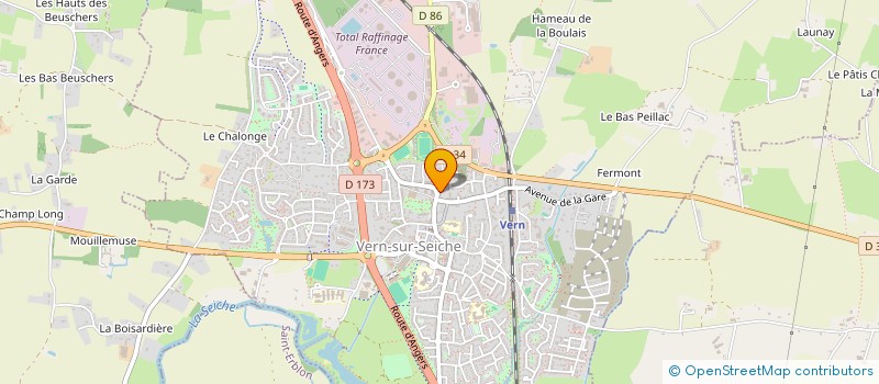 localisation de l'entreprise MADAME LUDIVINE LEFORT à VERN-SUR-SEICHE