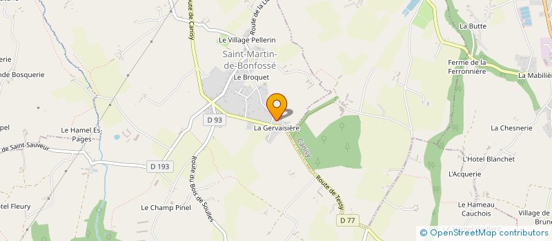 localisation de l'entreprise MADAME LUDIVINE LEFRANC  SAINT-MARTIN-DE-BONFOSSE