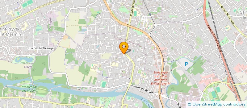localisation de l'entreprise MADAME LUDIVINE LEGER à OLIVET