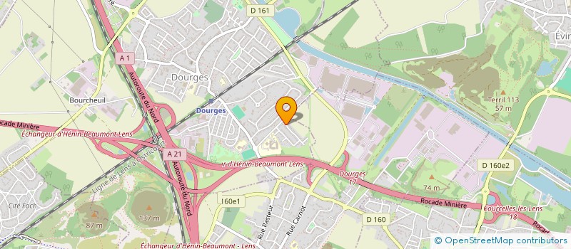 localisation de l'entreprise MADAME LUDIVINE LEGROS  DOURGES