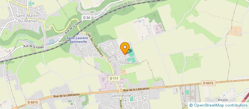 localisation de l'entreprise MADAME LUDIVINE LELEU  SAINT-LAURENT-DE-BREVEDENT