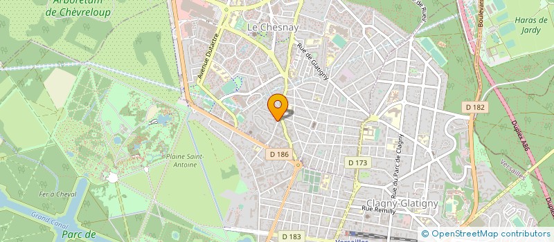 localisation de l'entreprise MADAME LUDIVINE LEMAUR  LE CHESNAY-ROCQUENCOURT