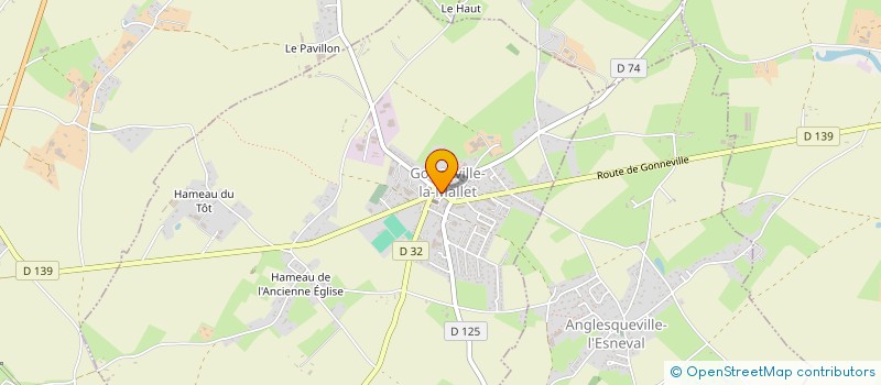 localisation de l'entreprise MADAME LUDIVINE LEMONNIER  GONNEVILLE-LA-MALLET