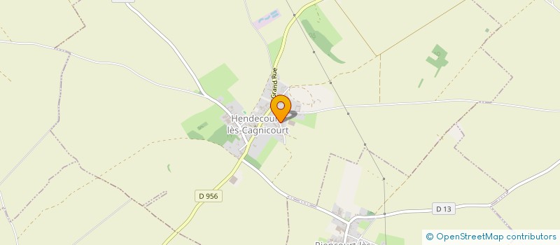 localisation de l'entreprise MADAME LUDIVINE LENFANT  HENDECOURT-LES-CAGNICOURT