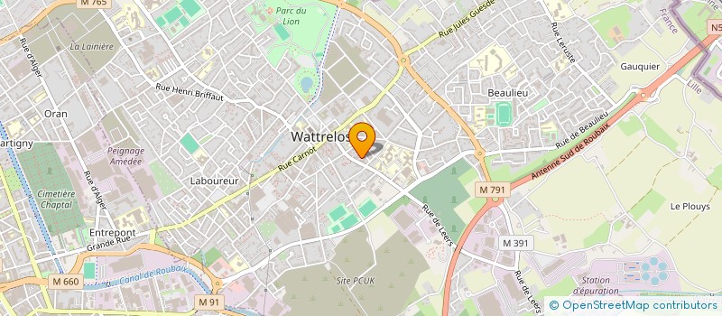 localisation de l'entreprise MADAME LUDIVINE LEPEZ à WATTRELOS