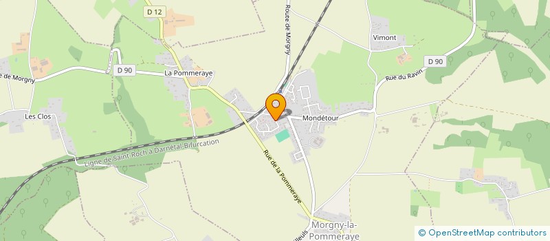 localisation de l'entreprise MADAME LUDIVINE LEROUGE à MORGNY-LA-POMMERAYE