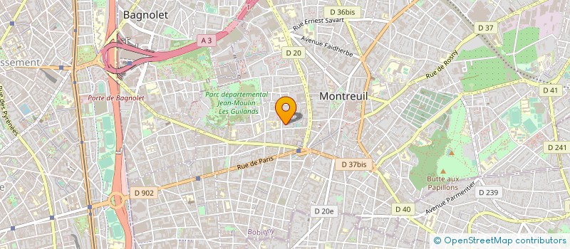 localisation de l'entreprise MADAME LUDIVINE LHORTOLARY à MONTREUIL