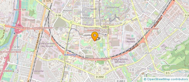 localisation de l'entreprise MADAME LUDIVINE LIENNARD  ECHIROLLES