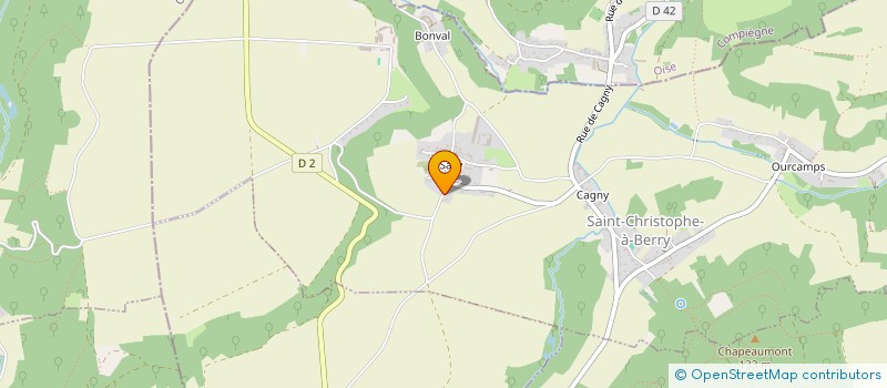 localisation de l'entreprise MADAME LUDIVINE LIETAR  SAINT-CHRISTOPHE-A-BERRY