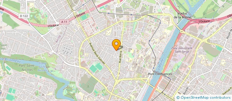 localisation de l'entreprise MADAME LUDIVINE LOBERTREAU  ANGERS