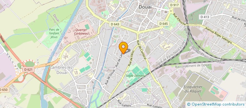 localisation de l'entreprise MADAME LUDIVINE LOCUFIER  DOUAI