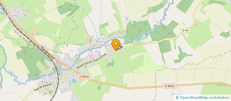 localisation de l'entreprise MADAME LUDIVINE LOISEAU  FROMY