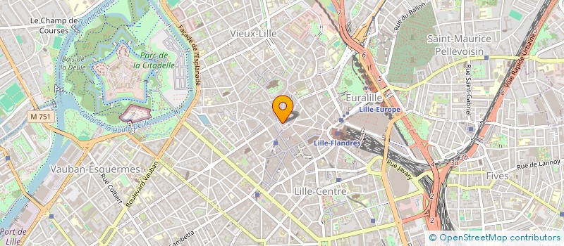 localisation de l'entreprise MADAME LUDIVINE LOMPRET  LILLE