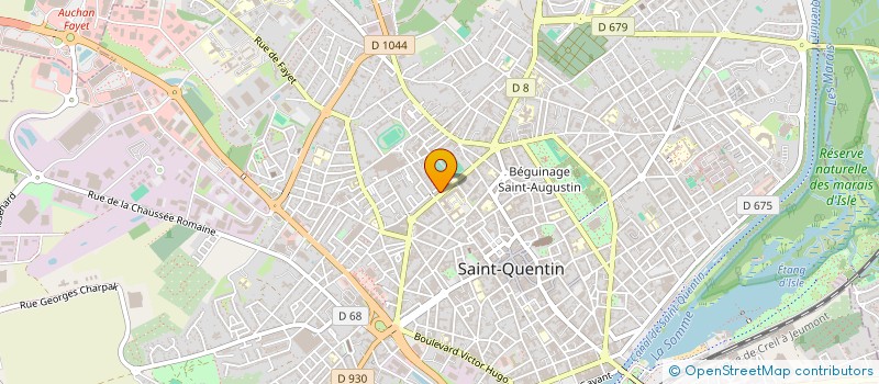 localisation de l'entreprise MADAME LUDIVINE LONGUET à SAINT-QUENTIN