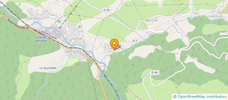 localisation de l'entreprise MADAME LUDIVINE LOZE à UNAC