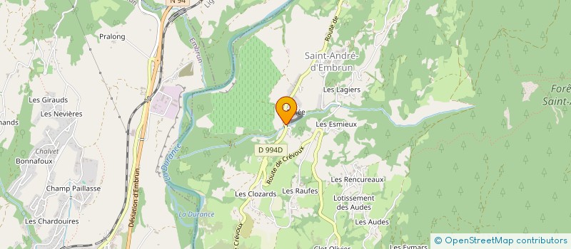 localisation de l'entreprise MADAME LUDIVINE MADELEINE  SAINT-ANDRE-D EMBRUN