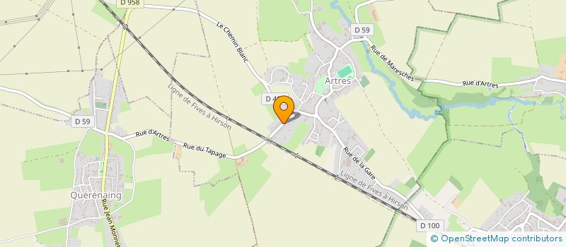 localisation de l'entreprise MADAME LUDIVINE MALICET  ARTRES