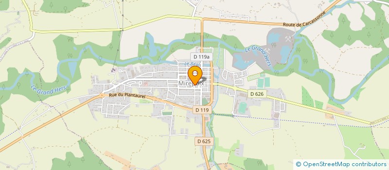 localisation de l'entreprise MADAME LUDIVINE MANENTI  MIREPOIX