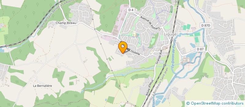 localisation de l'entreprise MADAME LUDIVINE MANSIERE  LIGUGE