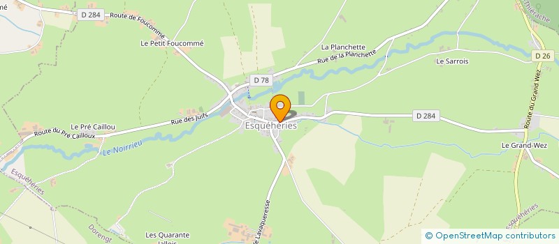 localisation de l'entreprise MADAME LUDIVINE MARA  ESQUEHERIES