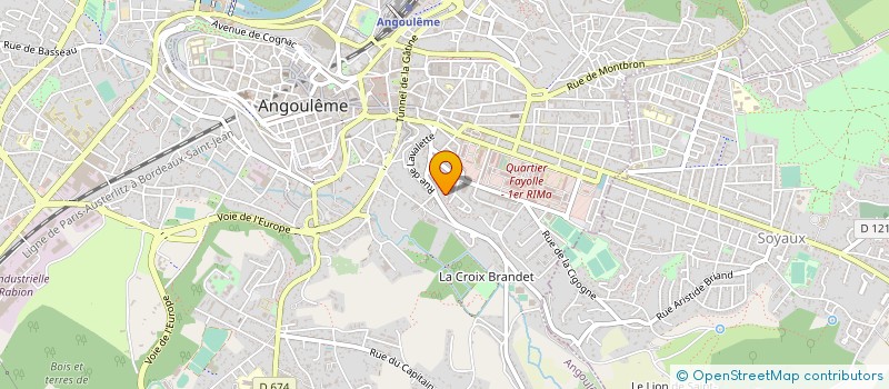 localisation de l'entreprise MADAME LUDIVINE MARQUES VERISSIMO à ANGOULEME