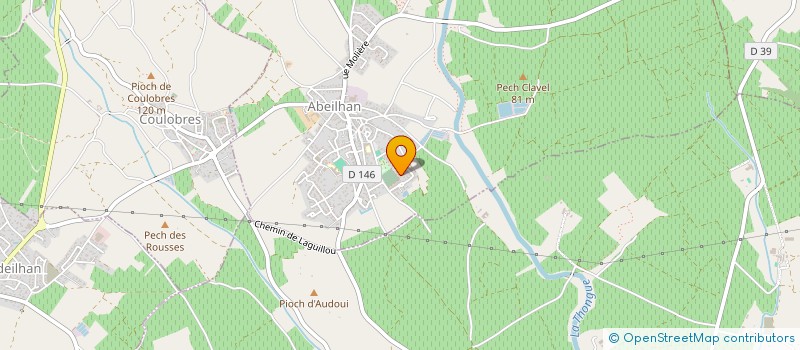 localisation de l'entreprise MADAME LUDIVINE MARTIN  ABEILHAN