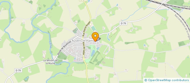 localisation de l'entreprise MADAME LUDIVINE MARTIN  AUVERS-LE-HAMON