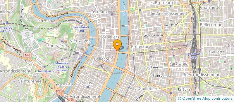 localisation de l'entreprise MADAME LUDIVINE MARTIN  LYON