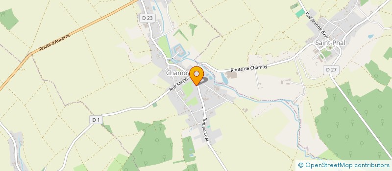 localisation de l'entreprise MADAME LUDIVINE MASSART  CHAMOY