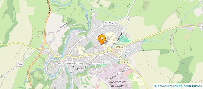 localisation de l'entreprise MADAME LUDIVINE MASSON  SEMUR-EN-AUXOIS