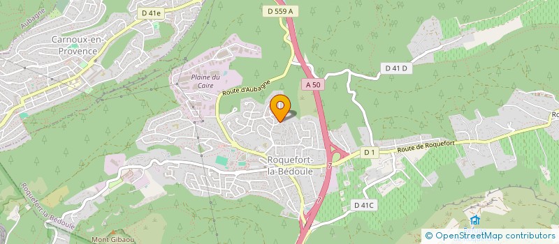 localisation de l'entreprise MADAME LUDIVINE MATHERON  ROQUEFORT-LA-BEDOULE