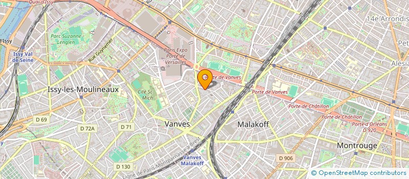 localisation de l'entreprise MADAME LUDIVINE MAUGERE  VANVES