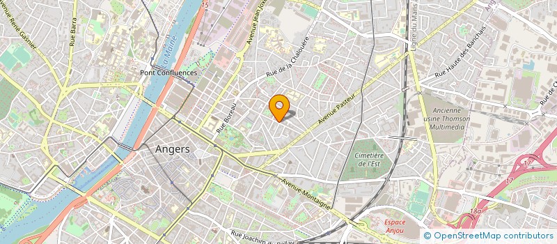 localisation de l'entreprise MADAME LUDIVINE MAYMARD à ANGERS