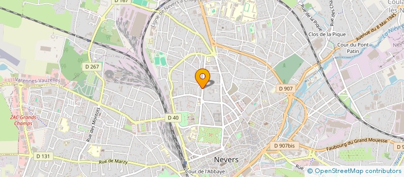 localisation de l'entreprise MADAME LUDIVINE MAZUR à NEVERS