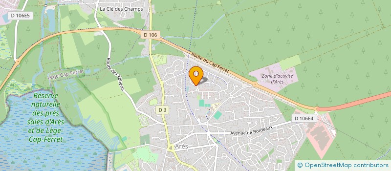 localisation de l'entreprise MADAME LUDIVINE MELLAH à ARES
