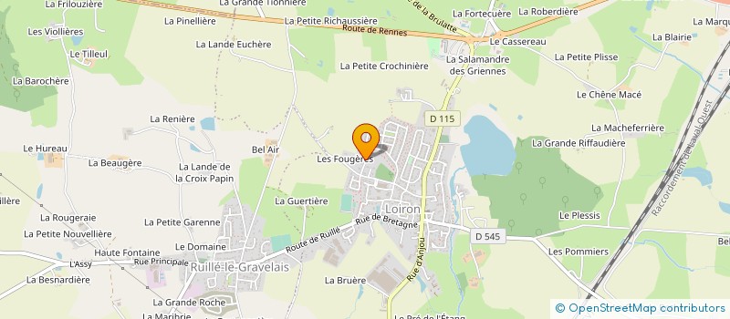 localisation de l'entreprise MADAME LUDIVINE MENAUGE à LOIRON-RUILLE