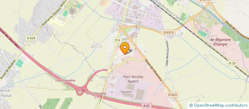 localisation de l'entreprise MADAME LUDIVINE MIRABELLI  CASTELNAUDARY