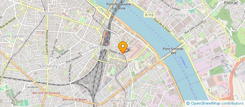 localisation de l'entreprise MADAME LUDIVINE MONSEIGNE  BORDEAUX