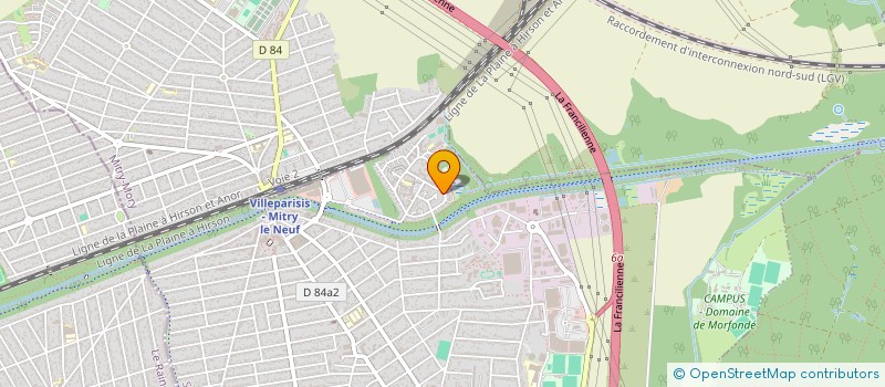 localisation de l'entreprise MADAME LUDIVINE MONTES  VILLEPARISIS