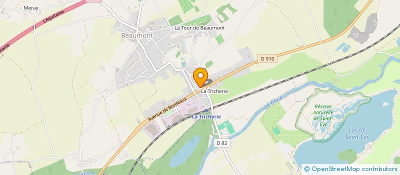 localisation de l'entreprise MADAME LUDIVINE MONTET  BEAUMONT SAINT-CYR