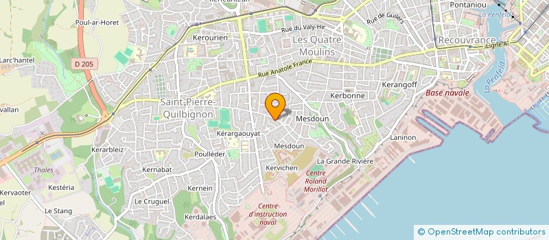localisation de l'entreprise MADAME LUDIVINE MORIN à BREST