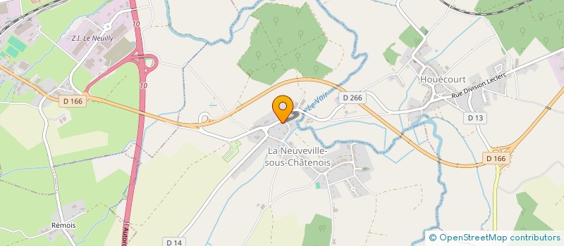 localisation de l'entreprise MADAME LUDIVINE MOUGENOT  LA NEUVEVILLE-SOUS-CHATENOIS