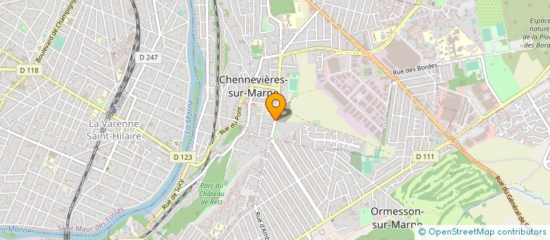 localisation de l'entreprise MADAME LUDIVINE MOUSSE  CHENNEVIERES-SUR-MARNE